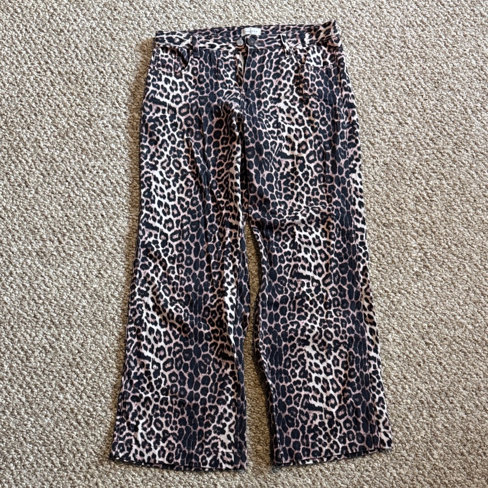 PacSun Leopard Print Casey low rise baggy